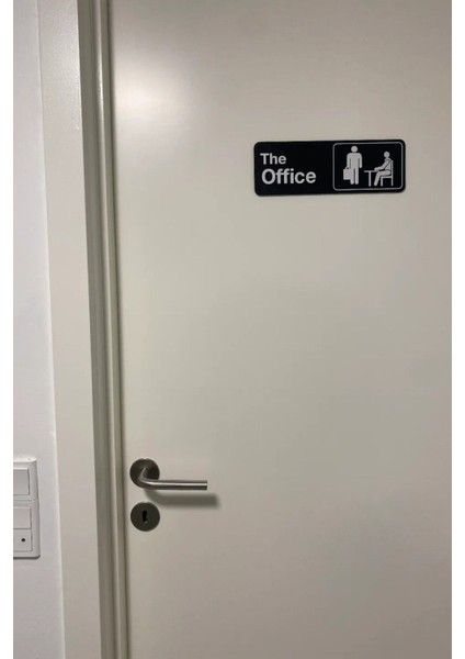 The Office - Ofis Kapı Levhası – Şık ve Modern Hediyelik Kapı Duvar Yazısı Süsü modelleri