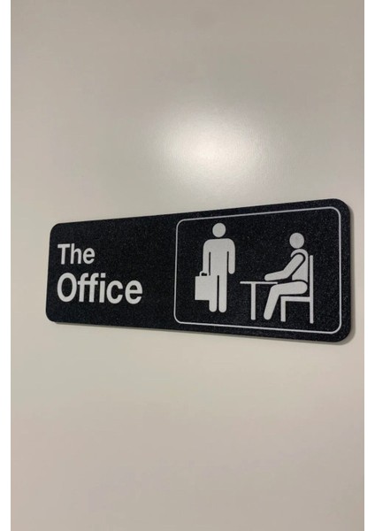 The Office - Ofis Kapı Levhası – Şık ve Modern Hediyelik Kapı Duvar Yazısı Süsü fırsatları