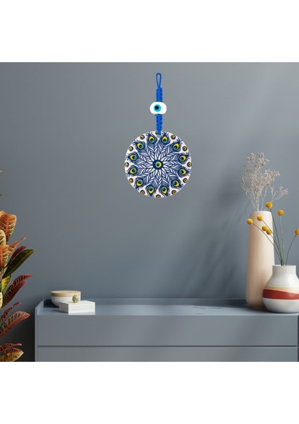 Seramik Tavus Kuşu Desenli Duvar Süsü modelleri