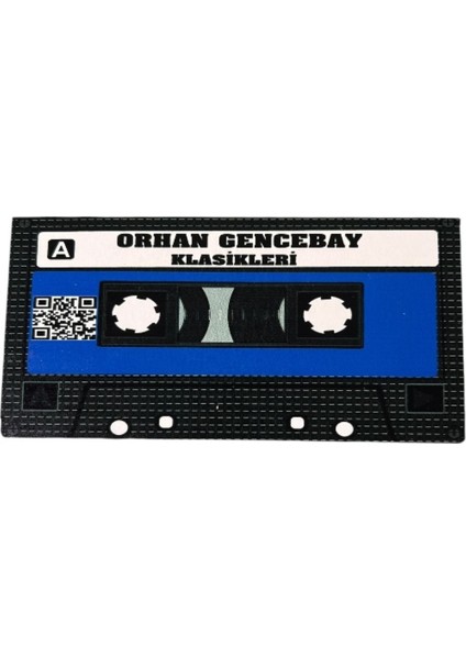 Orhan Gencebay Klasikleri Yazılı Teyp Kaset Tasarımlı Ahşap Mdf Duvar Süsü