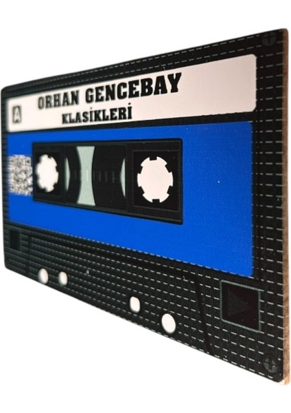 Orhan Gencebay Klasikleri Yazılı Teyp Kaset Tasarımlı Ahşap Mdf Duvar Süsü