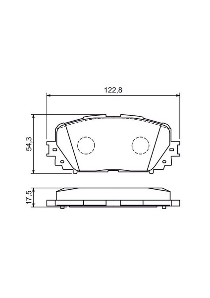 Toyota Yaris Ön Balata Takımı Abs'li 2006-2011 04465-52240