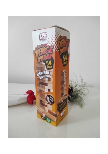 54 Parça Ahşap Denge Oyunu Jenga (Akıl ve Zeka Oyunu) indirimleri