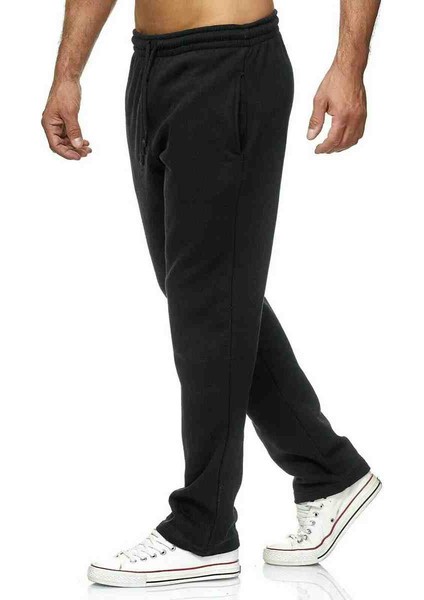 Erkek Siyah Düz Paça %95 Pamuk %5 Elastan Eşofman Altı ST-ESF01 | Resmi Mağaza Garantili fiyatları