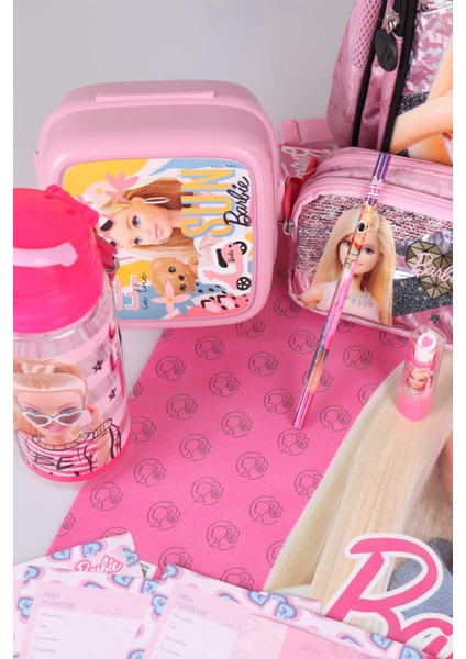 Dekomus Ile Lisanslı Okul,kalem ve Beslenme Çantası,matara,beslenme Kabı Ile Kırtasiye Okul Seti