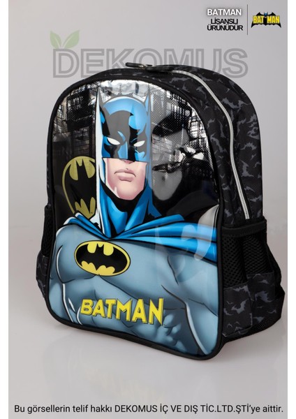 Dekomus Ile Lisanslı Batman Tek Bölmeli Küçük Boy 32 cm Anaokul Çantası