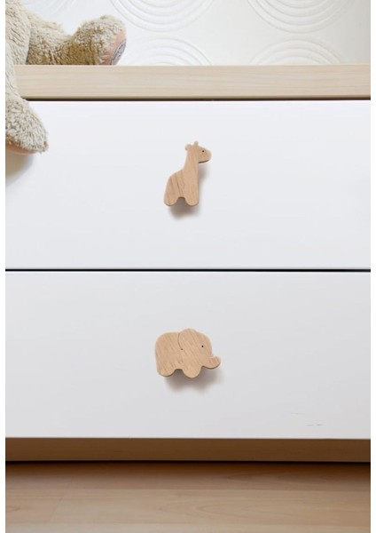 6 Adet! Bebek Odası Ahşap Çekmece/dolap Kulpu Figürlü Kulp, Bebek Çocuk Odası Figürlü Mobilya Kulpu modelleri