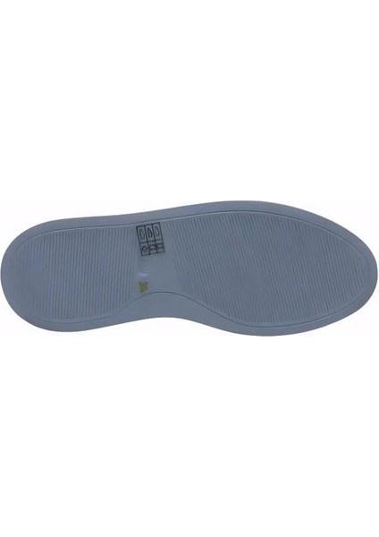 Deri Gumus-Grı Sneaker Düz 1280 01