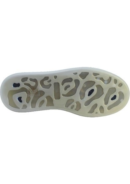 Deri Altın-Bıskuvı Sneaker Düz 777 01