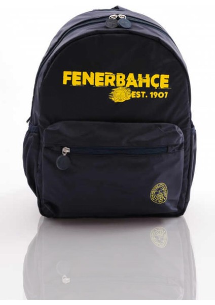 Dekomus Ile Yeni Sezon Lisanslı Fenerbahçe Büyük Boy Okul Çantası Sarı Lacivert