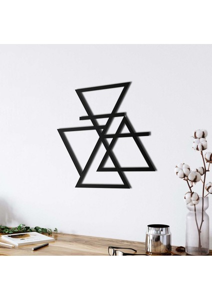 4 Element Tek Metal Duvar Dekoru modelleri