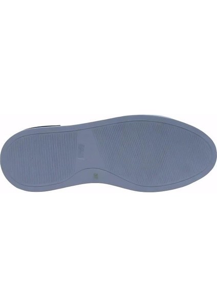 Deri Lacıvert-Kahve Lacıvert Sneaker Düz 1280 17