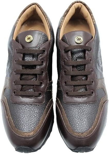 Deri Kahve-Bakır Sneaker Düz 4257 151 V1