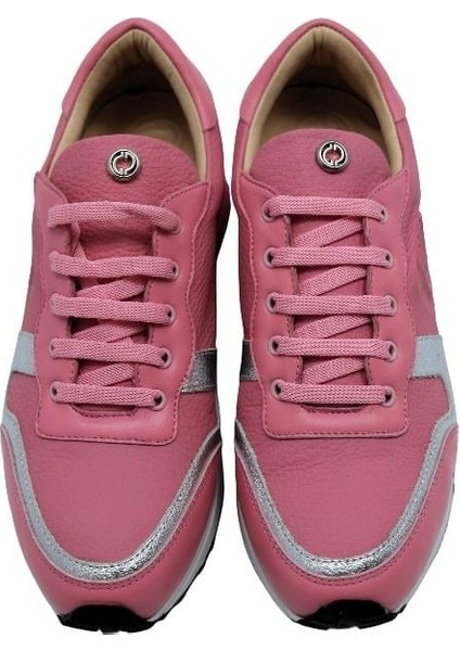 Deri Pembe-Gumus Sneaker Düz 4257 151 V1