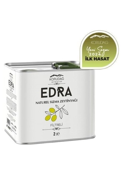 Edra Filtreli 2 Lt Erken Hasat Soğuk Sıkım Sızma Zeytinyağı - Ilk Hasat