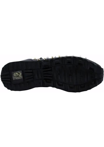 Deri Sıyah Sneaker Düz 4257 143