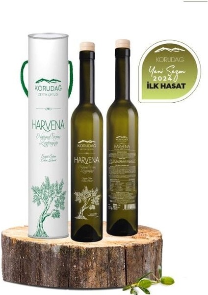 Harvena 500 ml Erken Hasat Soğuk Sıkım Sızma Zeytinyağı - Ilk Hasat
