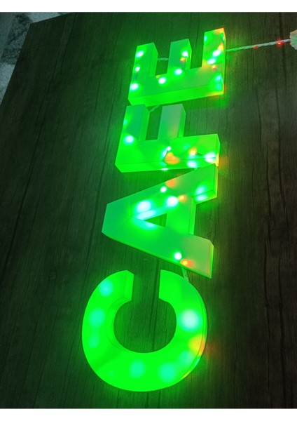 Cafe Tabela Rgb 16 Modlu LED Işıklı Uzaktan Kumdalı fırsatları