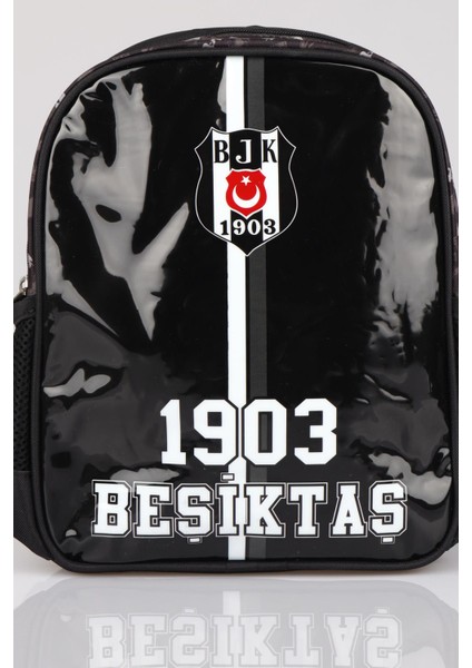 Dekomus Ile Yeni Sezon Lisanslı Beşiktaş Tek Bölmeli Küçük Boy 32 cm Anaokul Çantası