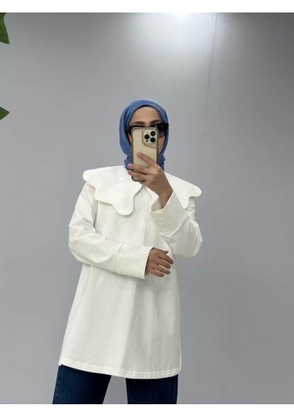 Çiçek Yaka Tunik Touche