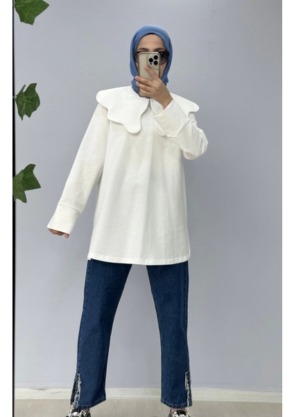 Çiçek Yaka Tunik Touche modelleri