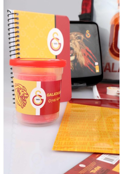 Dekomus Ile Lisanslı Galatasaray Küçük Boy 32X25 cm Anaokul ÇANTASI,700 ml Matara ve Beslenme Kabı Kırtasiye Seti fırsatları