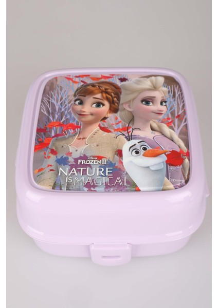Lisanslı Elsa Frozen "beslenme Kabı ve 500 ml Trıtan Matara Seti