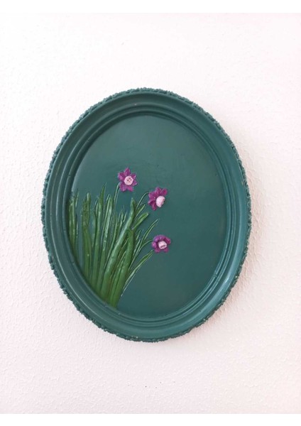 Oval Tablo-Firuze RENGİ-21CMX17.5CM