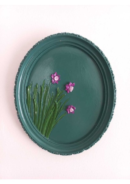 Oval Tablo-Firuze RENGİ-21CMX17.5CM