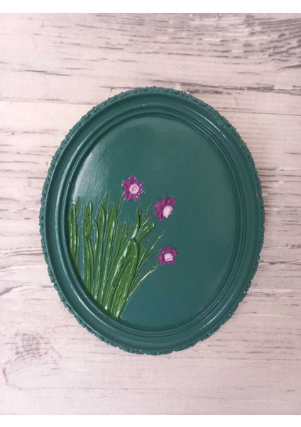 Oval Tablo-Firuze RENGİ-21CMX17.5CM