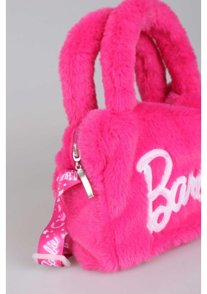 Dekomus Ile Yeni Sezon Lisanslı Barbıe Basıc Peluş Askılı Omuz Çantası modelleri