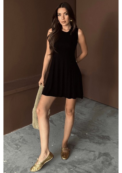 Kadın Stella Buzi Dikiş Detaylı Mini Yazlık Elbise fiyatları