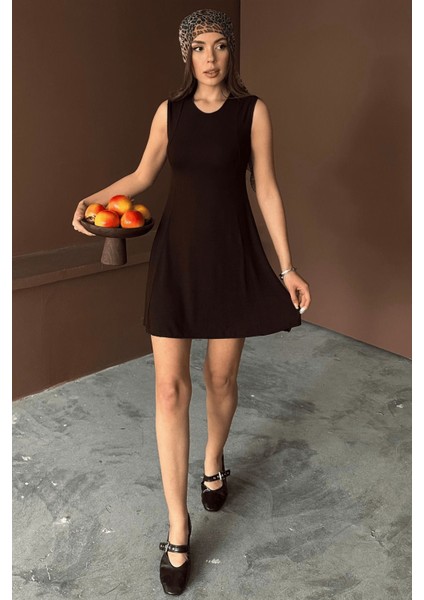 Kadın Stella Buzi Dikiş Detaylı Mini Yazlık Elbise fiyatları