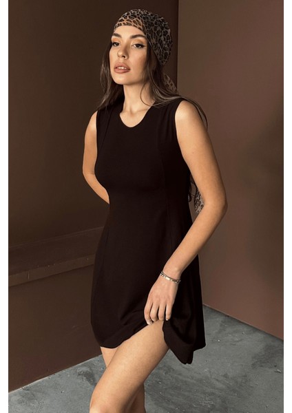 Kadın Stella Buzi Dikiş Detaylı Mini Yazlık Elbise indirimleri