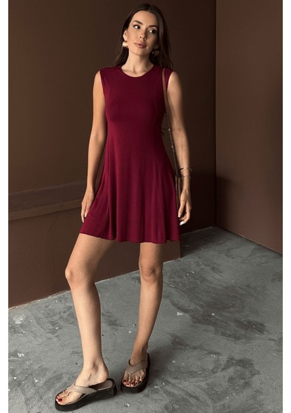 Kadın Stella Buzi Dikiş Detaylı Mini Yazlık Elbise fiyatları