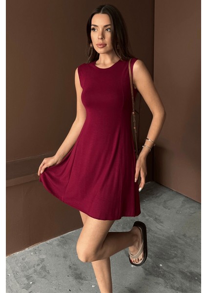 Kadın Stella Buzi Dikiş Detaylı Mini Yazlık Elbise fırsatları