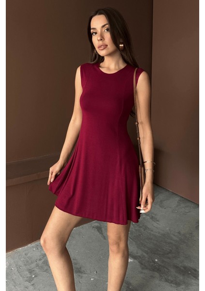 Kadın Stella Buzi Dikiş Detaylı Mini Yazlık Elbise indirimleri