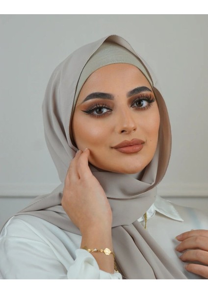 Tesettür Hijab Medine Ipeği Şal*bej modelleri