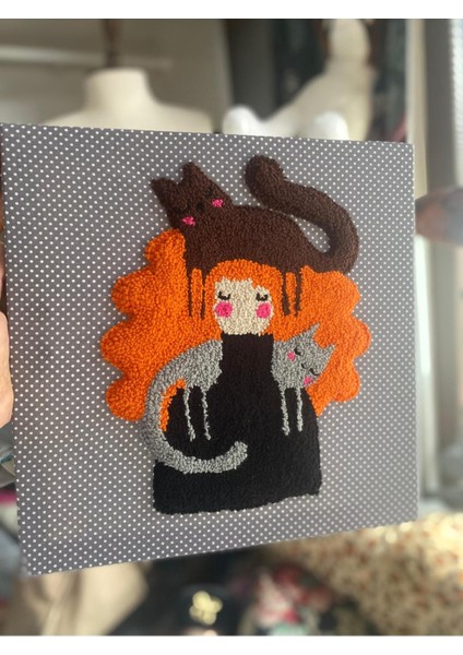 Nakışlı Duvar Panosu, Kedili Duvar Süsü, Kedi Figürlü Duvar Dekorasyon Ürünü, Kediler modelleri