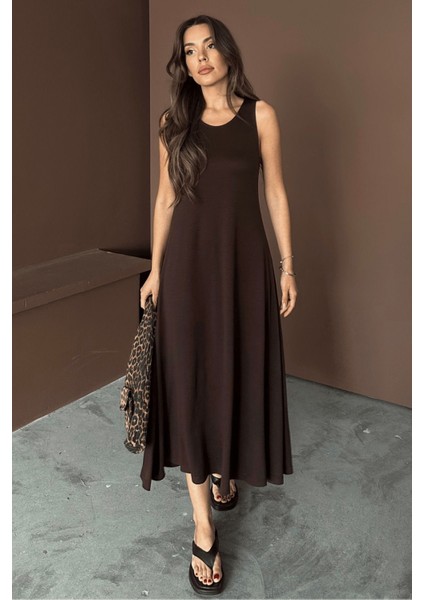 Kadın Eleanor Modal Pike Kumaş Maxi Yazlık Elbise fiyatları