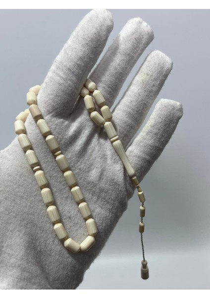 Kesme Fildişi Tesbih 12,61 Gram - Koleksiyonluk Fil Dişi Tespih