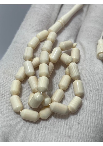 Kesme Fildişi Tesbih 12,61 Gram - Koleksiyonluk Fil Dişi Tespih fırsatları