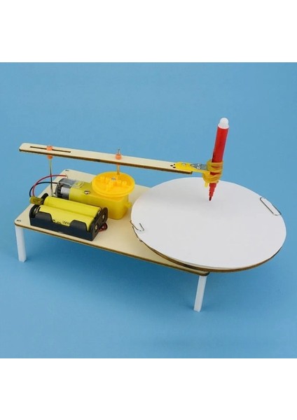Ahşap Dıy Pilli Çizim Robotu