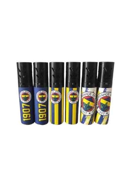 Lisanslı Fenerbahçe Turbo Jet Çakmak 5 Adet Doldurulabilir
