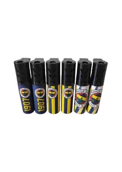 Lisanslı Fenerbahçe Turbo Jet Çakmak 5 Adet Doldurulabilir