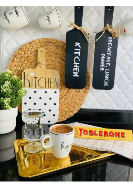 Kesme Tahtası Görünümlü Kitchen Yazılı Iskandinav Tarz Mutfak,duvar,tezgah,askı Süsü fırsatları