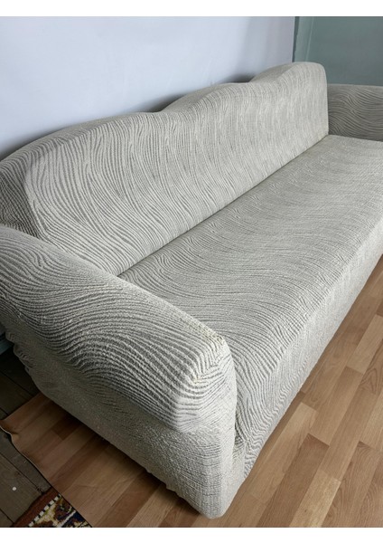 Jakarlı Koltuk Örtüsü 180 x 230 Lastikli Esnek