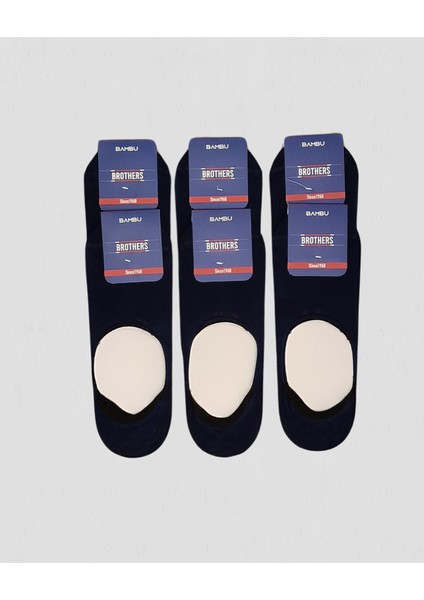 Bambu 6'lı Babet Silikon Destekli Parfüm Kokulu Çorap (B29.251.107N- Lacivert) modelleri