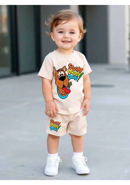 Erkek Çocuk Tshirt Şort Takım Scooby