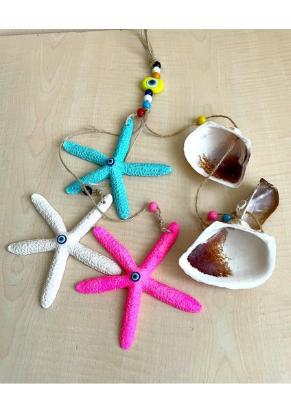 Deniz Kabuğu Rüzgar Çanı Deniz Yıldızlı Balkon Süsü Duvar Süsü fiyatları